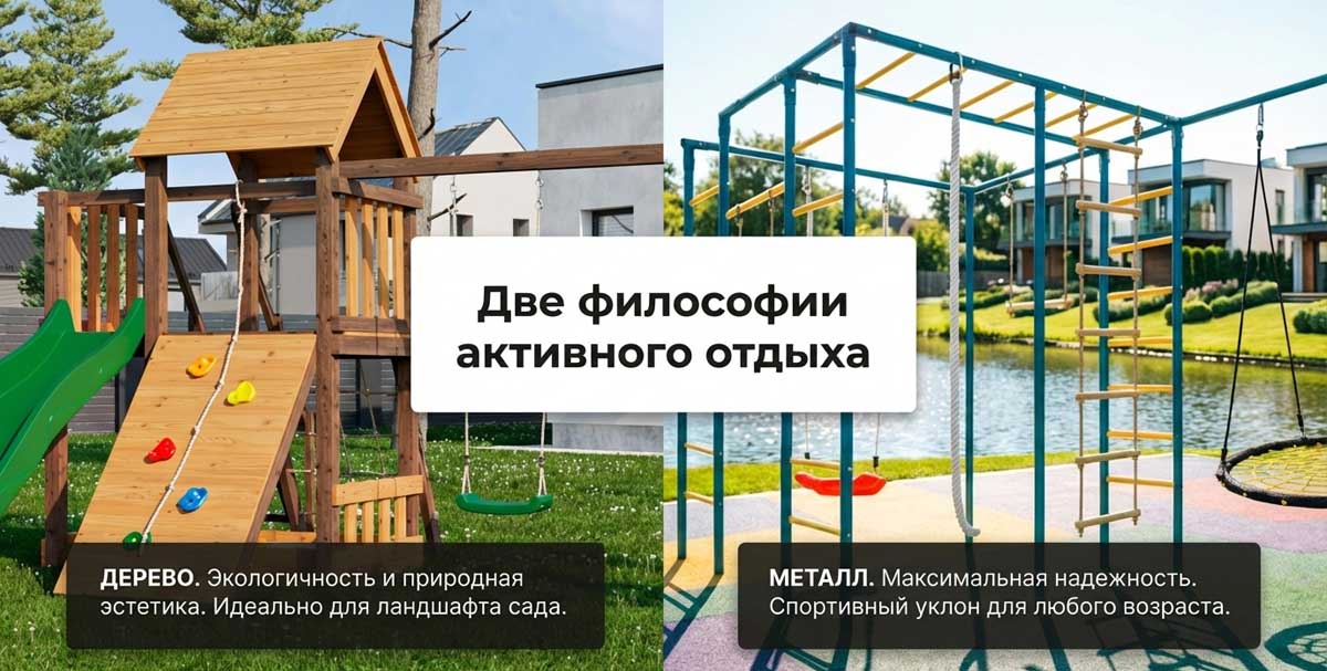 детские площадки для дачи Раменское: как выбрать детскую площадку